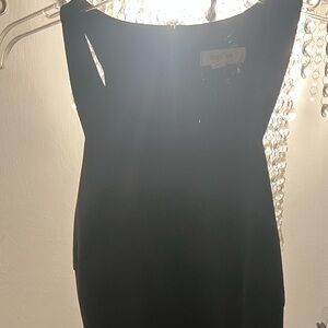 Just Me Black Maxi Dress with Beaded Detail